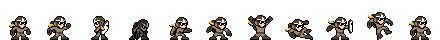 Proto Man (Earth Core) | Base Sprite Right