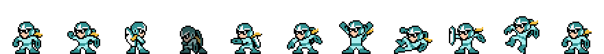 Proto Man (Freeze Core) | Base Sprite Left