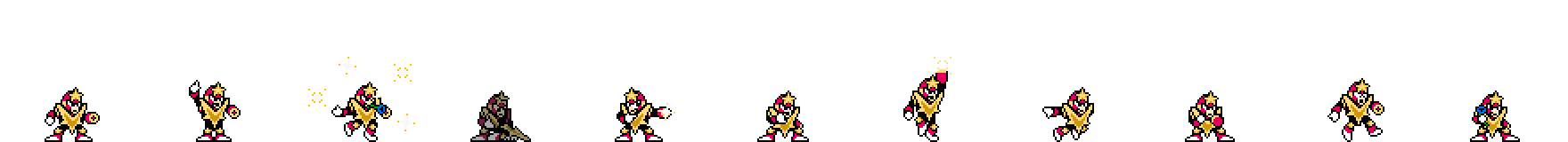 Star Man (Burning Alt) | Base Sprite Right