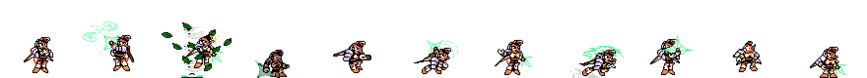Tengu Man (Sandstorm Alt) | Base Sprite Right
