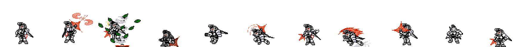 Tengu Man (Darkness Alt) | Base Sprite Left