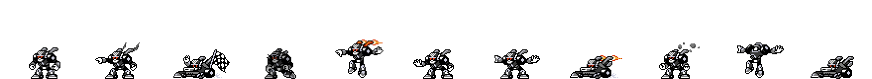 Turbo Man (Darkness Alt) | Base Sprite Left
