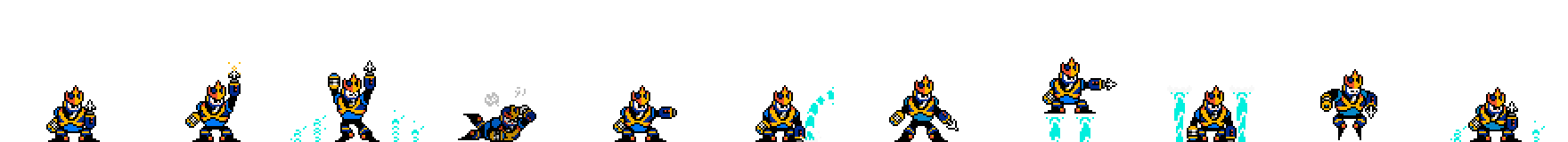 Wave Man | Base Sprite Right