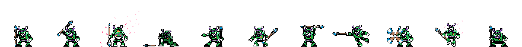 Yamato Man (Midori Alt) | Base Sprite Left